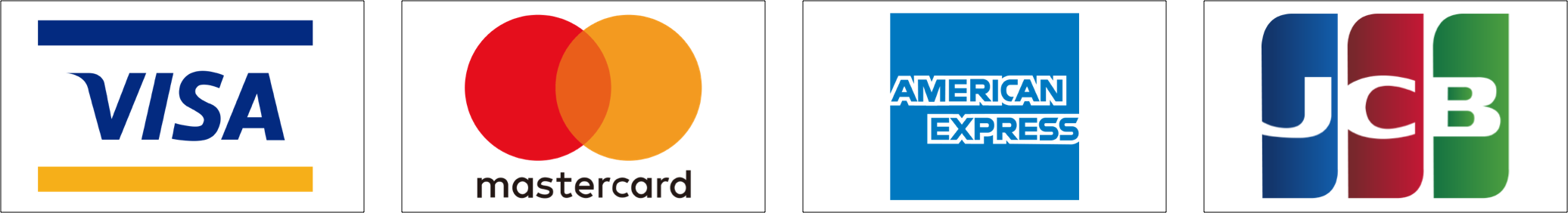 VIZA/Master/AMEX/JCB